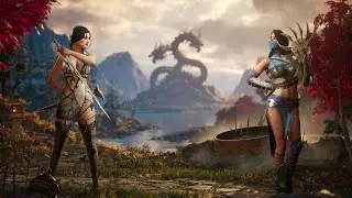 MK1 Ashrah vs Kitana Gameplay with Mods