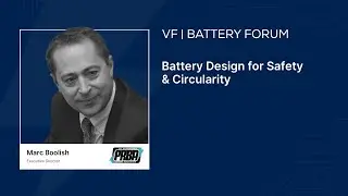 Battery Forum: Battery Design for Safety & Circularity with PRBA and Wiley Law