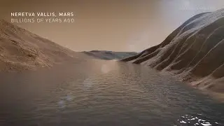 History of Mars: Water Flows in Ancient Neretva Vallis (Animation) | NASA/JPL