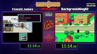 ClassicJames vs BackgroundGuy02. Earthbound Boogey% Tournament 2017