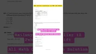 RRB Section Controller 12 February 1st Shift analysis 2026 | 12 February 1st Shift review |#RRBEXAM|