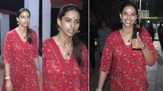Actress Meenakshi Chaudhary Reached Tirumala By Walking On Alipiri Footpath