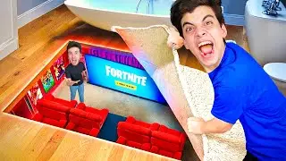 صنعنا مسرح سري للألعاب في الحمام !!🚽 حسن (راح فيها) 💔😭