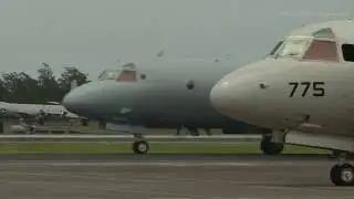AP-3C Orion Harpoon Missile Firing