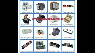 LCD/DLP projector lamps and spare parts are in big stocks