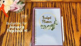 2023 Budgeting for January Paycheck #1 | Low Income Budget | Paying off Debt