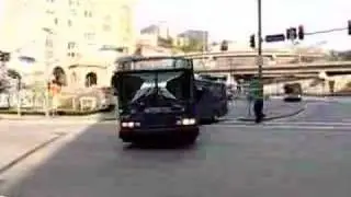 Port Authority of Allegheny County | Exiting the MLK Jr. East Busway in Downtown Pittsburgh