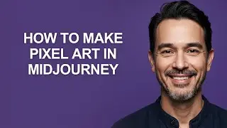 How to Make Pixel Art In Midjourney - KevinHowTo