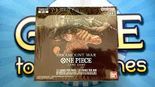 ONE PIECE: PARAMOUNT WAR DISPLAY BOX Opening/Unboxing OP02