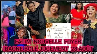 R&Eacute;V&Eacute;LATION JUGEMENT DE NOS ARTISTES IBAONE A BOLE FATIM CE MARIE A ADAMA DIABATE