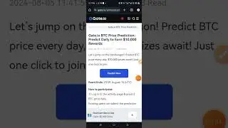 Gate.io #BTC Price Prediction Kicks Off