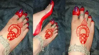 #05 ||New Foot 👣 Flower Design On The Feet||Feet lovers Please Support Everyone More Alta Design||