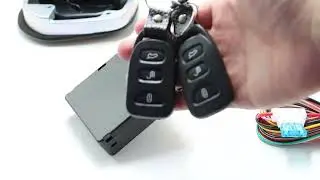 1X Car Handle Electric Remote Control 4X T 12 Whale Tail Lock Kit For RV Lock