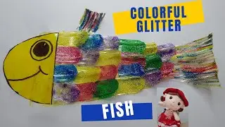 BEST FUN KIDS ART || How To Make Colorful Fish with Glitter 2022