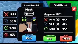 Overlord Mash Showcase + Max Skill Tree and Level 75 | Anime Last Stand