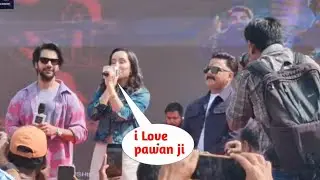 pawan singh saradha Kapoor Raj Kumar Rao stree 2 movie song event Lucknow live