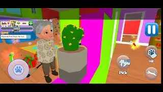 The playful cat continues to annoy its owner. Part 2            #cats #gameplay #foryou #minigames.