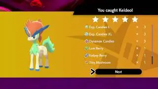 Catching A Shiny Keldeo