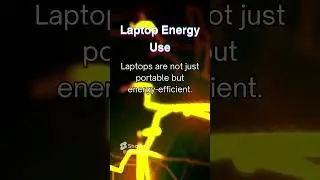 Laptop Energy Use | Green Computing: Laptops' Edge in Energy Efficiency 💻 #Shorts