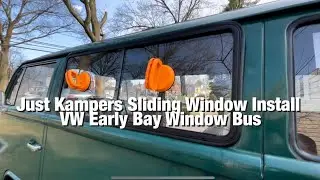 @justkampers  Sliding Window Install On  VW Bay T2 Bus