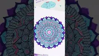 Mandala Art/Mandala Drawing/Mandala Lover/Easy Mandala Art/Mandala Designs/Mandala for Beginners