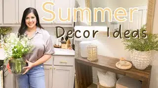 summer decorate with me | Summer Decor Ideas | Home Decor ☀