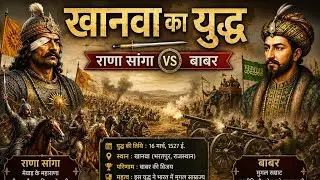 खानवा का युद्ध: राणा सांगा तथा बाबर #rajasthanhistory #history #ranasanga #gk #indianhistory #facts