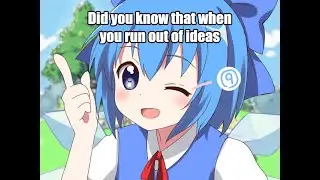 Cirno explodes