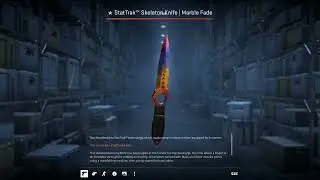 FACTORY NEW SKELETON KNIFE MARBLE FADE CAREFUL EARRAPE