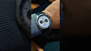 Seiko SSB425P1 Panda on Curved End Silicone Strap | Sporty Chronograph Look ⌚ #seiko #seikowatch