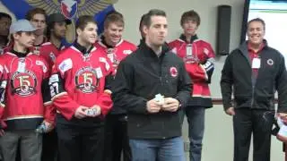 The IceRays visit the Corpus Christi Army Depot