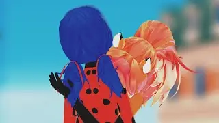 MMD Miraculous Rena Rouge And Ladybug Cute Kiss 💋