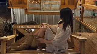 Doing Asmr On A Farm 🌾 Tapping Sounds , Public Asmr