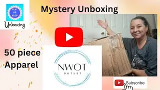 NWOT Outlet - 50 Piece JCP Apparel Mystery Box Unboxing