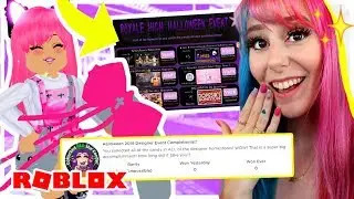 Reacting To The NEW Royale High Halloween Event!! NEW GAMEPLAY + ACCESSORIES in Royale High Roblox