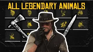 I KILLED EVERY LEGENDARY ANIMAL IN RED DEAD REDMPTION 2 ONLY WITH THROWABLES