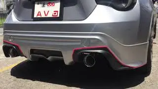 AVO BRZ Cat-back Exhaust on a NA BRZ FRS