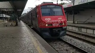 CP class 2400 - 2407 + CP Class 2300 - 2328 arriving Benfica Station on 16/05/24