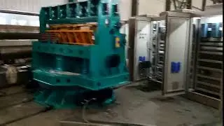 demo video of swing shearing machine for steel coil cut to length line for sale