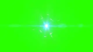 White light spherical effect - Chroma key - green screen