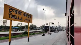 TUNDLA JUNCTION: Arrival & Departure | CNB-ANVT Express | Feat. Sikkim Mahananda & Garba Express