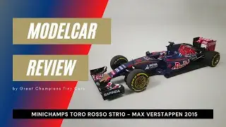 REVIEW Minichamps 1:18 Resin Toro Rosso Renault STR10 F1 modelcar, Max Verstappen Debut GP 2015