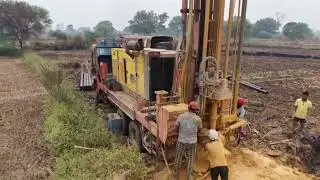 BOREWELL DRAWING HIGH PRESSURE WATER  | BOREWELL DRAWING IN INDIA |DRONE CAMERA SHOOTING