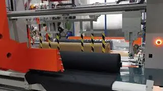 PK.750 FULL AUTOMATIC FABRIC ROLL PACKAGING MACHINE