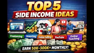 Top 5 Side Income Ideas | Earn 50k&ndash;300k Monthly 💰