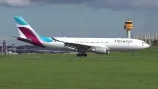 Eurowings A330 [D-AXGB] Landing @ Hamburg Airport | 4K UHD