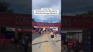 It took me 7 hrs 30 mins to finish the Chicago Marathon