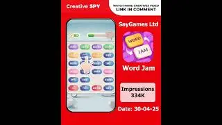 Word Jam - Association Puzzle! by SayGames Ltd #newgames #creative #gaming #newgameplay #casualgames