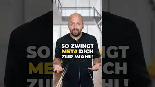 Meta zwingt dich zur Entscheidung Daten oder Geld?  #shorts