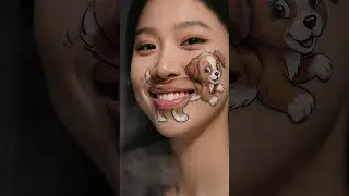 POV: Your Face Paint Knows Magic 💨😂 #shorts #funny #viralvideo #viralshorts
